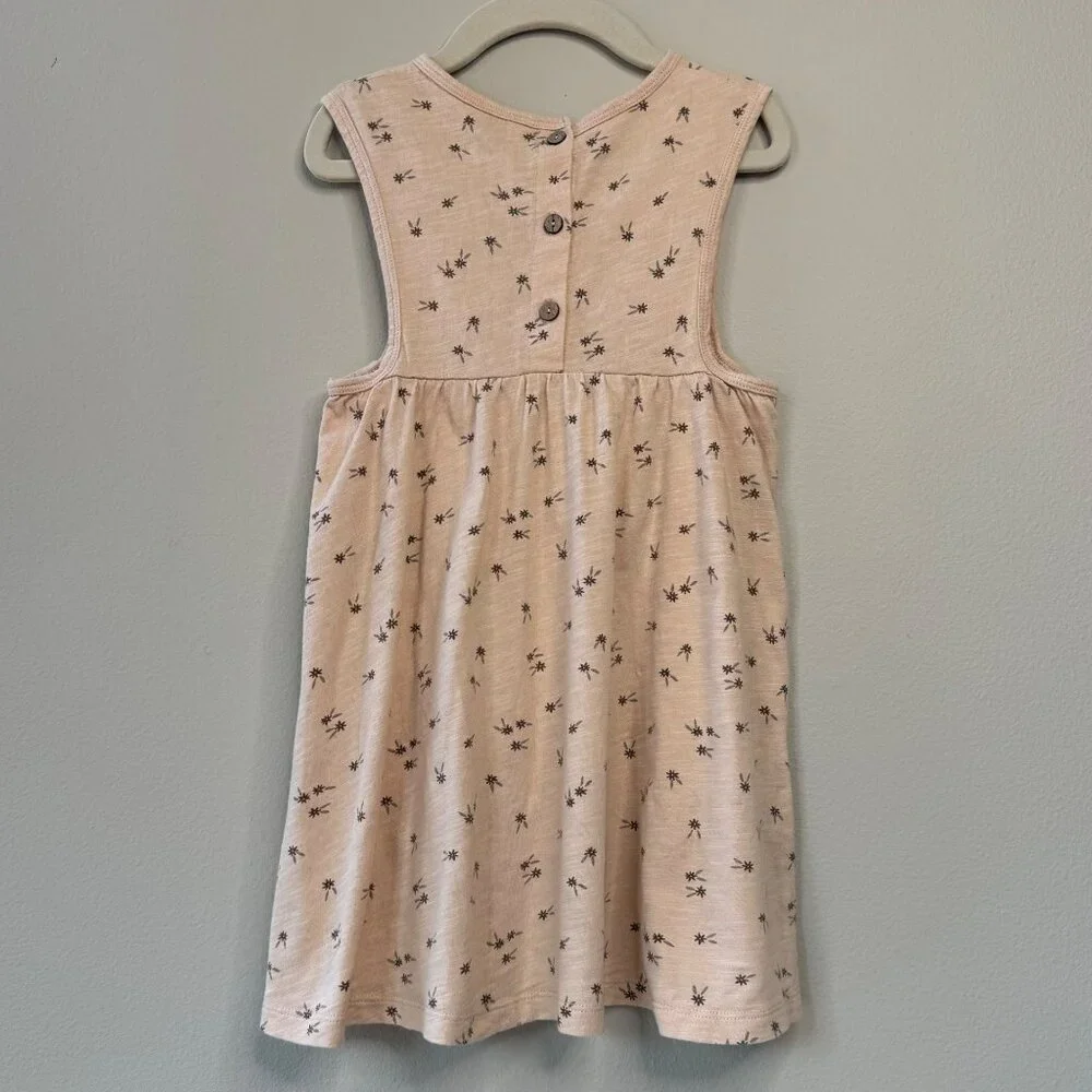 RYLEE + CRU Layla Floral Dress Girls 4-5 4T Sleeveless Ditsy Cotton Spring - Picture 2 of 9